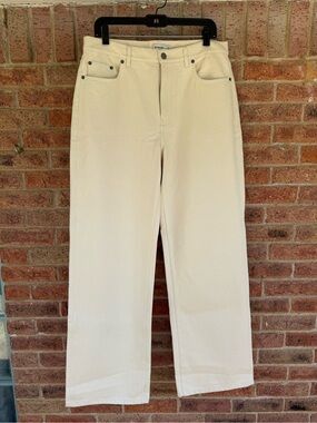 Mens Simkhai Cream Wide leg Jeans